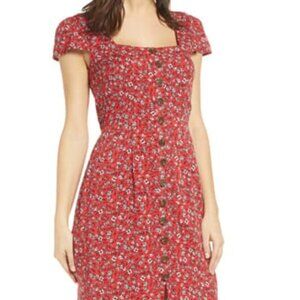 ROW A Button Front Midi Dress Size M